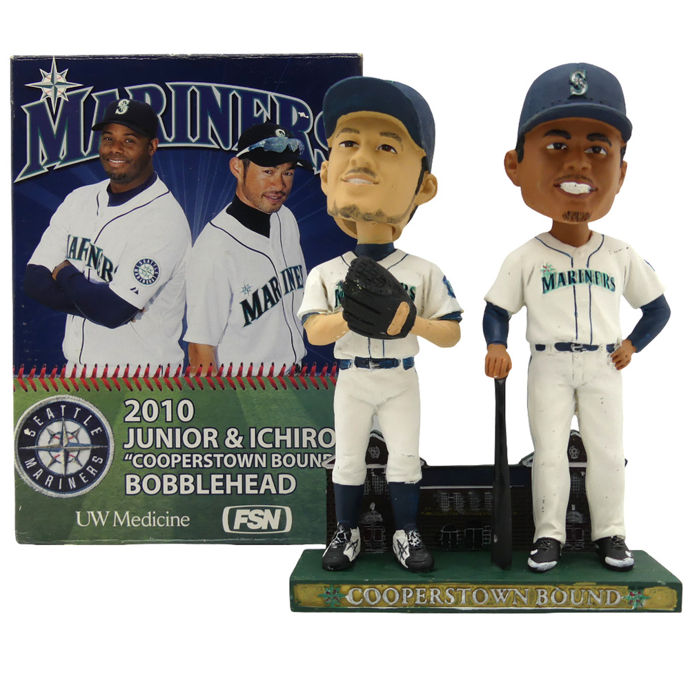 2010 FSN UW Medicine Mariners Junior & Ichiro Cooperstown Bound Bobblehead SGA